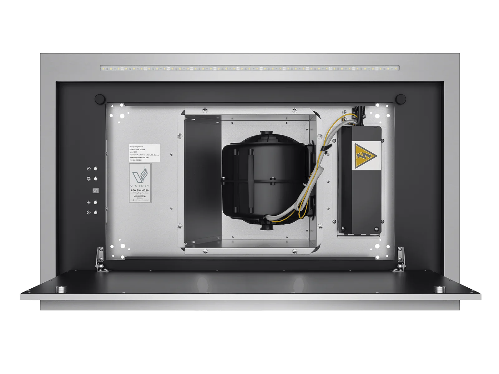 600 CFM Ceiling Mount Range Hood with Remote - VICTORY Sunrise - Image 6