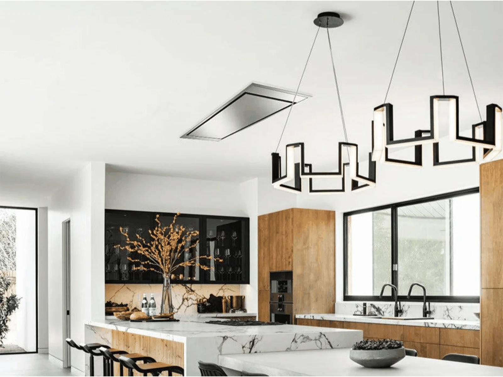 Victory Horizon 900 CFM Flush Ceiling Mount Range Hood - Image 3