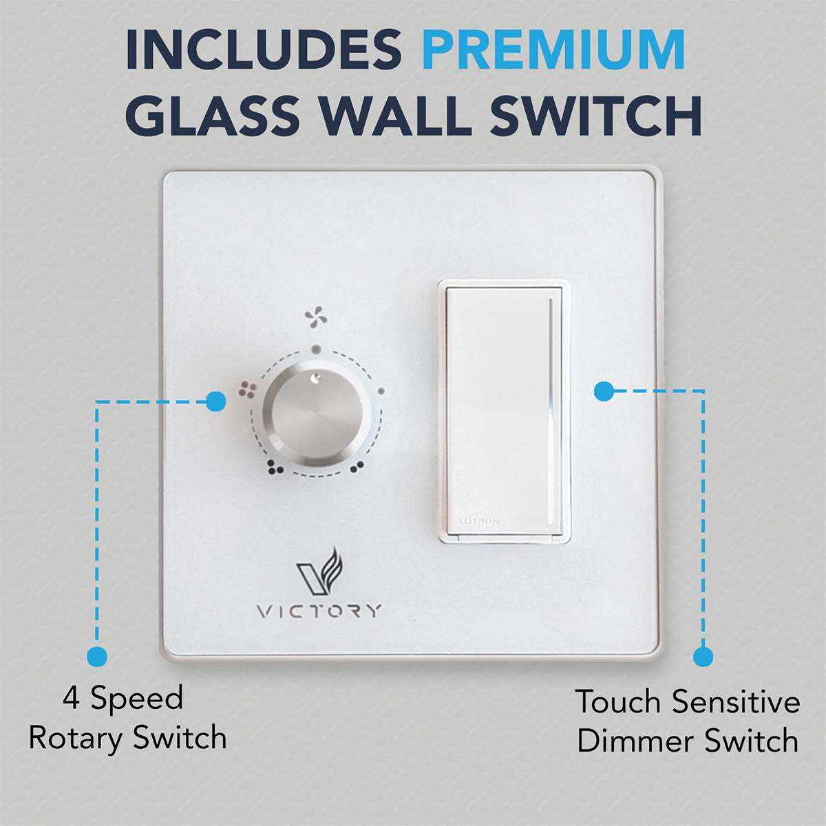 White 900 CFM Flush Ceiling Mount Range Hood  - VICTORY Horizon - Image 4