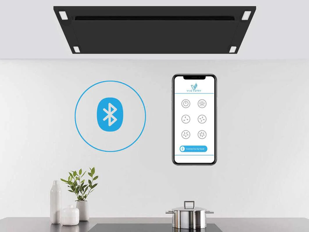 600 CFM WIRELESS Flush Ceiling Mount Range Hood - VICTORY Sunset (Bluetooth) - Image 5